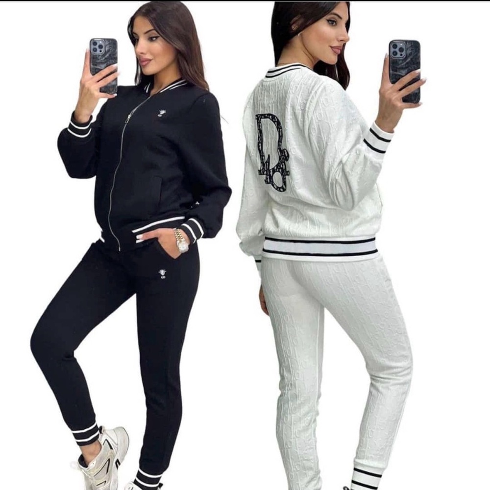& Other Stories Black and White Track Pants & Joggers